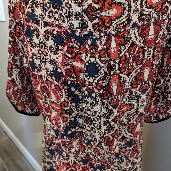 Adrianna Papel Midi Dress w/ Sheer Inside Liner - Picture 5 of 5